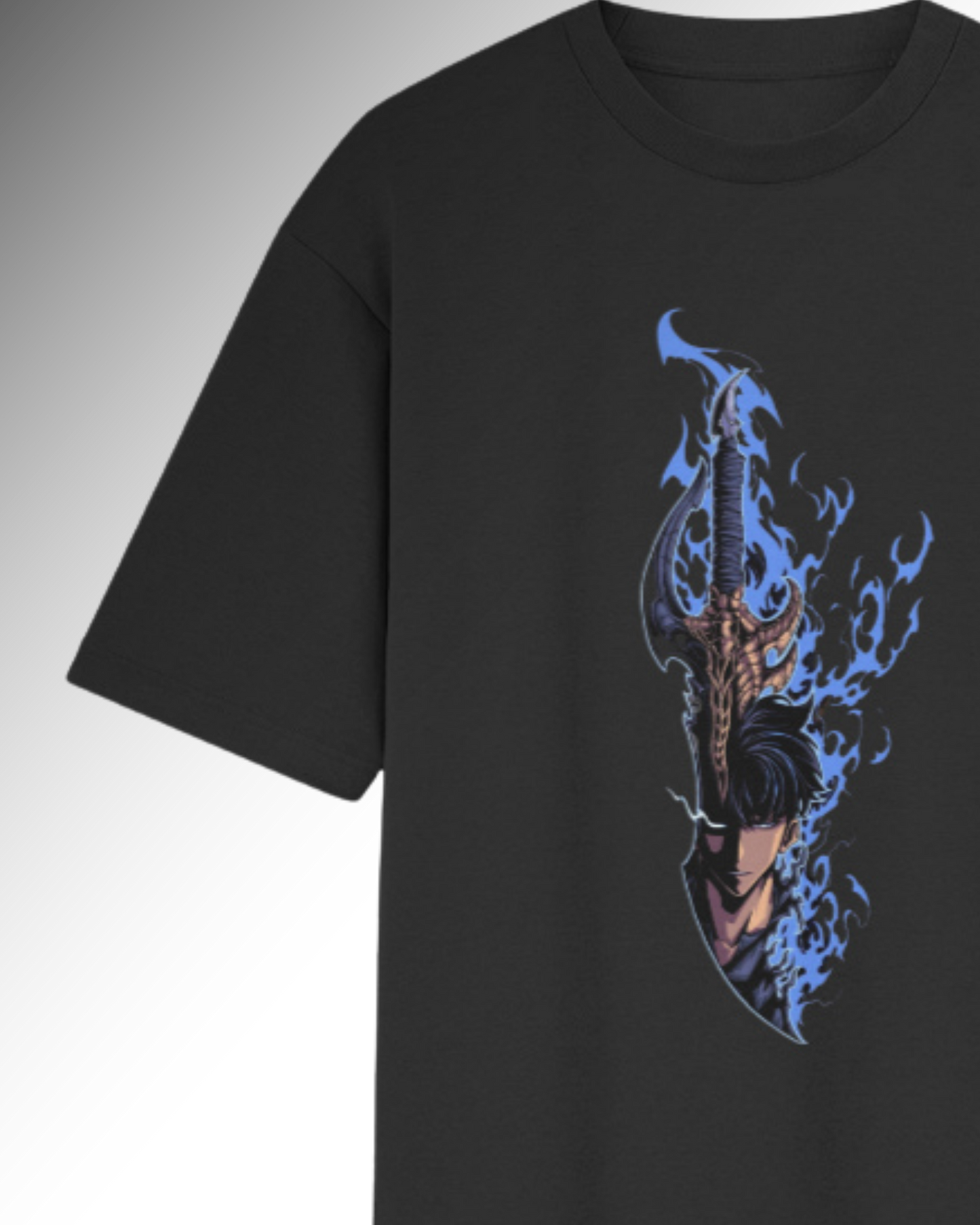 Solo Leveling | Unisex Oversized | T-Shirt | Black